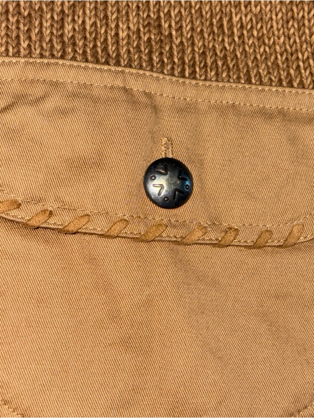 LRL Lauren Jeans Company Vintage Western Brown Cardigan Sweater in Womens Medium - Picture 6 of 8